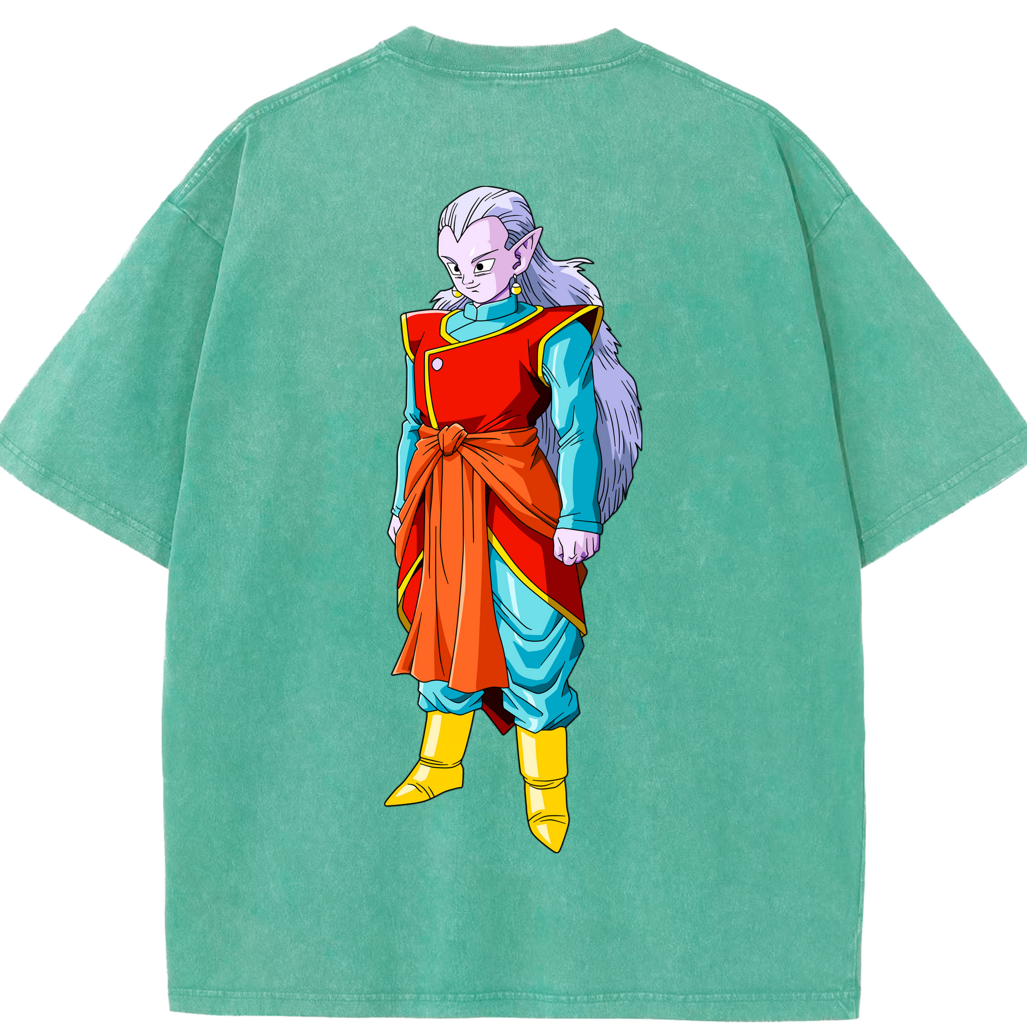 （画像用） ドラゴンボール DRAGON BALL 綿100% ヴィンテージ風 半袖Tシャツ（背面プリント）